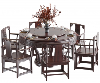 New Chinese Style Dining Table And Chairs-ID:869509944