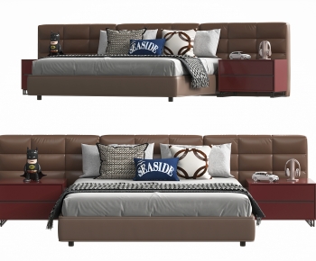 Modern Double Bed-ID:895750058