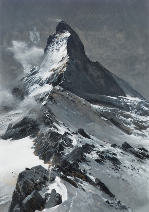 雪山风景装饰画-ID:141406067