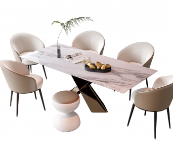 Modern Dining Table And Chairs-ID:854659086