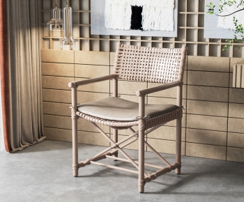 Wabi-sabi Style Lounge Chair-ID:305509094