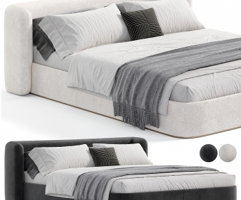 Modern Double Bed-ID:383970989