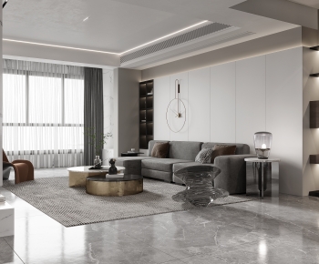 Modern A Living Room-ID:380621916