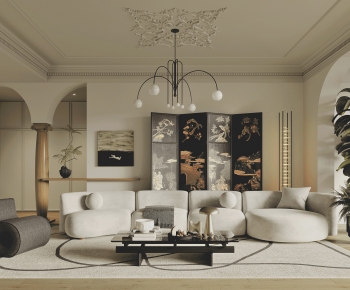 French Style A Living Room-ID:982789049