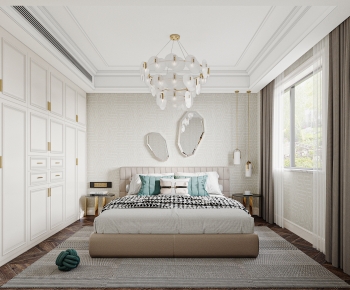 Simple European Style Bedroom-ID:809151893