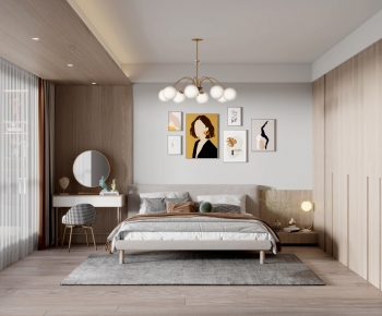 Nordic Style Bedroom-ID:436379911