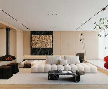 Modern A Living Room-ID:707681283