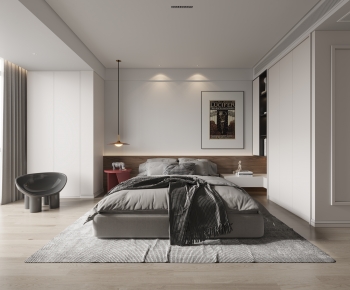 Modern Bedroom-ID:668040994