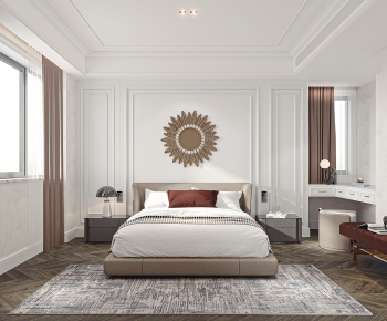 Simple European Style Bedroom-ID:661288026