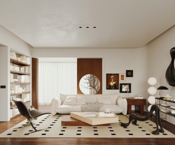 Modern A Living Room-ID:800987014