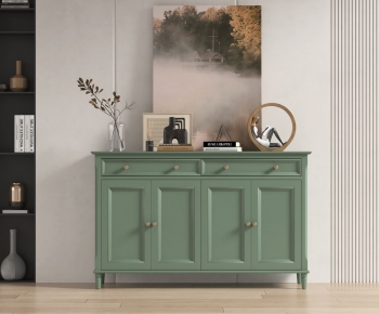 American Style Side Cabinet/Entrance Cabinet-ID:687509063