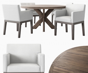 Modern Dining Table And Chairs-ID:550587897