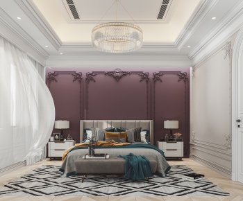 Simple European Style Bedroom-ID:323709015