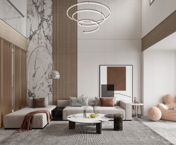 Modern A Living Room-ID:351305968