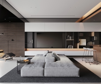 Modern A Living Room-ID:369859938
