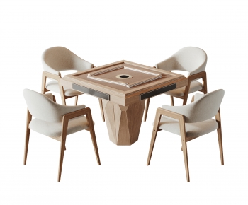 Wabi-sabi Style Mahjong Tables And Chairs-ID:759360811
