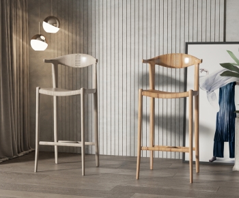 Nordic Style Bar Chair-ID:234877118