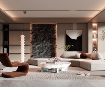 Modern A Living Room-ID:777647022