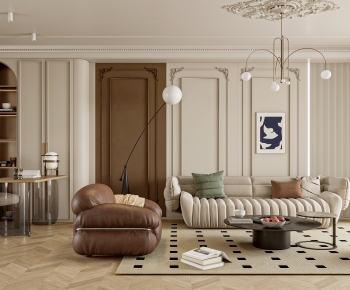 French Style A Living Room-ID:948623908