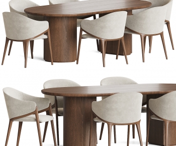 Modern Dining Table And Chairs-ID:915381918