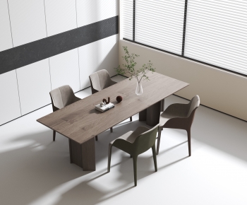 Modern Dining Table And Chairs-ID:442157032
