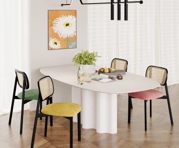 Nordic Style Dining Table And Chairs-ID:400280007