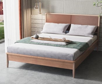 New Chinese Style Double Bed-ID:504858977