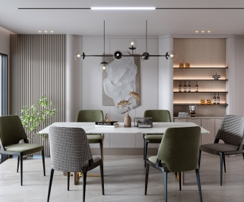 Modern Dining Room-ID:214205032