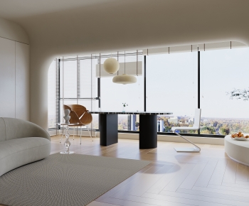 Modern Wabi-sabi Style A Living Room-ID:469225884