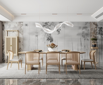 New Chinese Style Dining Room-ID:226320988