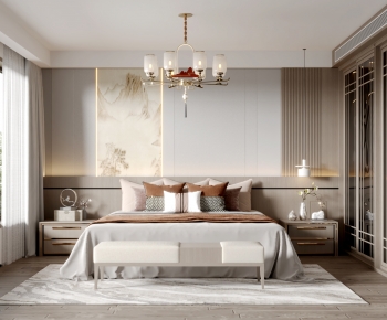 New Chinese Style Bedroom-ID:241559985