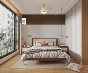 Japanese Style Bedroom-ID:999418026