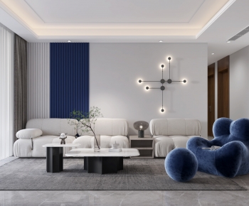 Modern A Living Room-ID:943458086