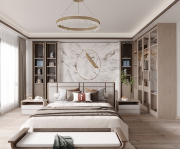 New Chinese Style Bedroom-ID:265496029