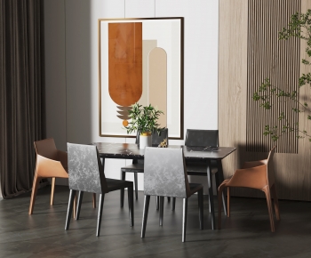 Modern Dining Table And Chairs-ID:340851071