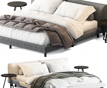 Modern Double Bed-ID:678056004