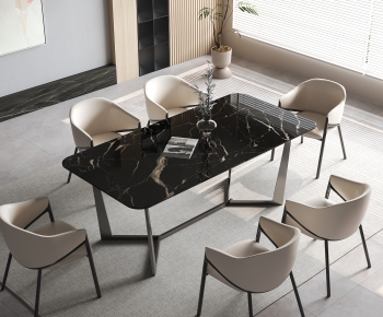 Modern Dining Table And Chairs-ID:885723115