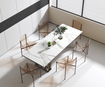 Modern Dining Table And Chairs-ID:669208059