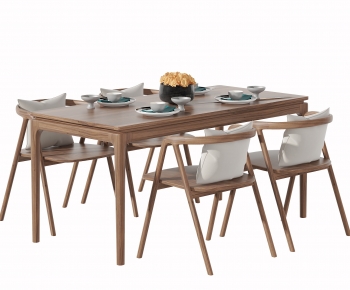 Nordic Style Dining Table And Chairs-ID:477283956