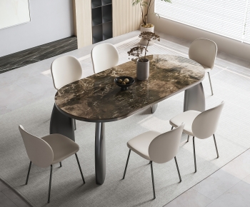 Modern Dining Table And Chairs-ID:535646924
