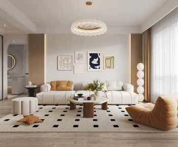 Modern A Living Room-ID:464168078