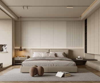 Modern Wabi-sabi Style Bedroom-ID:542591093