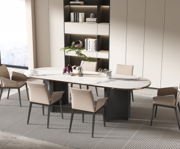 Modern Dining Table And Chairs-ID:378599214