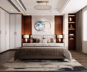 New Chinese Style Bedroom-ID:478899963