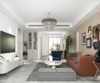 American Style A Living Room-ID:511579043