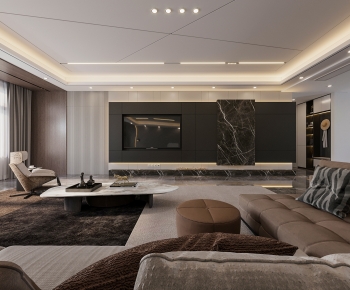 Modern A Living Room-ID:769341077