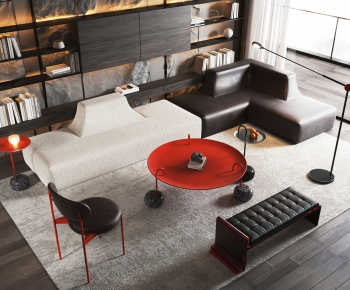 Modern A Living Room-ID:975795987