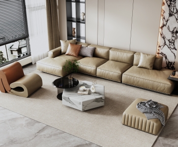 Modern Sofa Combination-ID:437622075