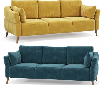 Modern Three-seat Sofa-ID:470365058