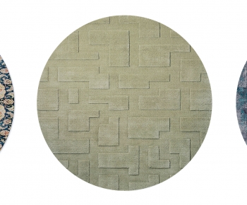Modern Circular Carpet-ID:593453887